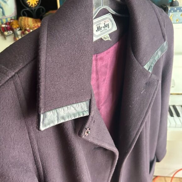 Me-Jay vintage wool dress coat Montreal coat factory 13/14 - Picture 8 of 14